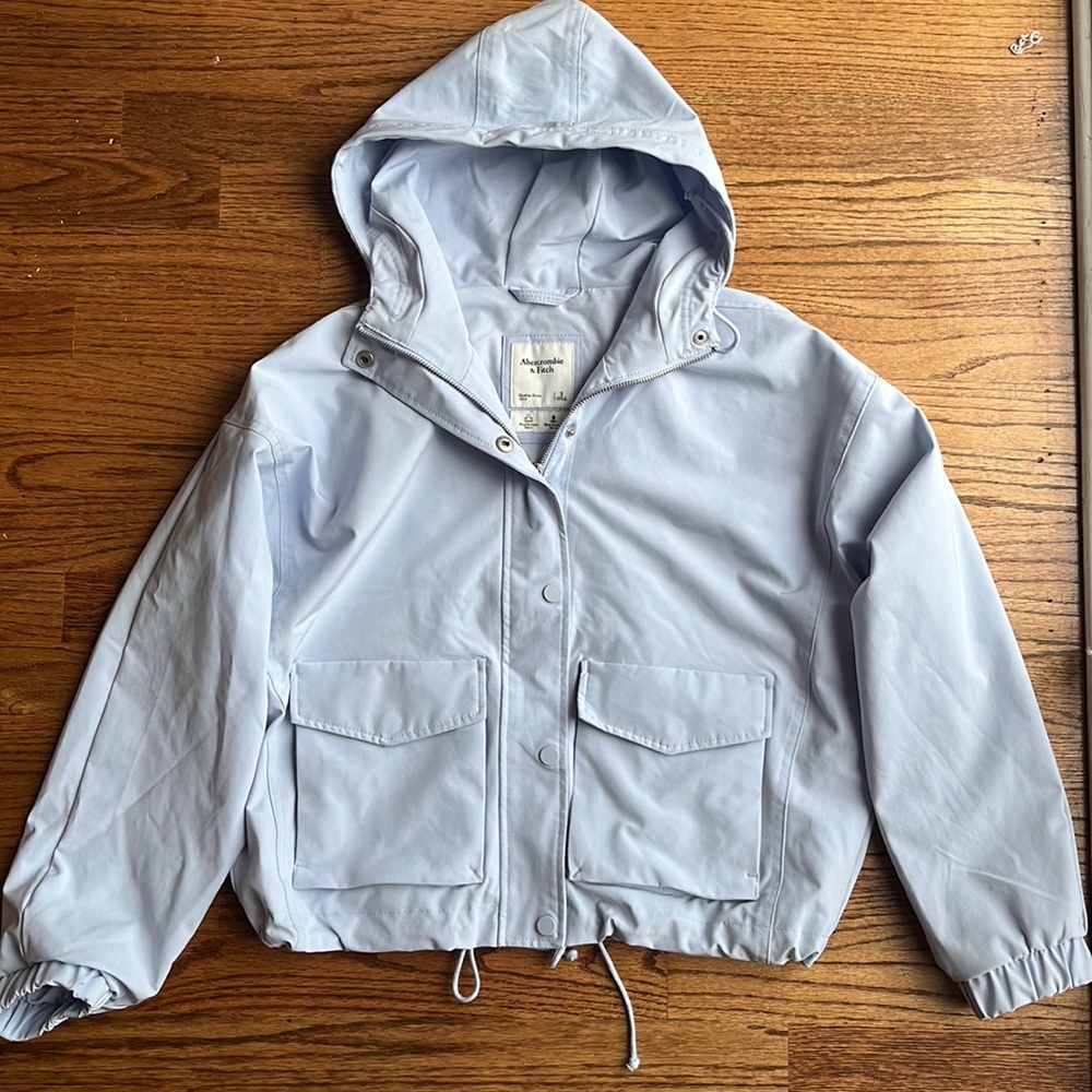 Abercrombie water resistant cropped jacket